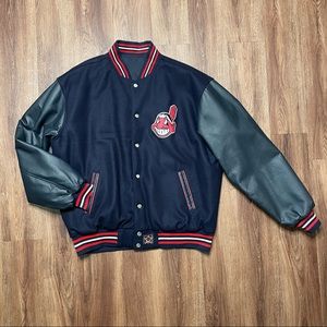 Cleveland Indians Leather Jacket